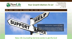 Desktop Screenshot of new-life-counseling.com